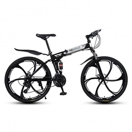 T-Day vélo T-Day VTT Vélo Mountainbike Jouets De 26 Pouces Vélo De Montagne 21 / 24 / 27 Vitesse Bicycle Suspension Fourchettes Daul Disc Freins pour Adultes Mens Femmes(Size:21 Speed, Color:Le Noir)