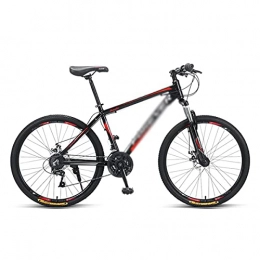 T-Day vélo T-Day VTT Vélo Mountainbike Vélo De 26 Pouces De Montagne 21 Vitesses avec Cadre en Acier Au Carbone Freins à Double Disque pour Hommes Femme Adulte Et Adolescence(Size:24 Speed, Color:Rouge)