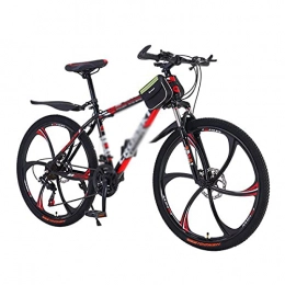 T-Day vélo T-Day VTT Vélo Mountainbike Vélo De Montagne 21 Vitesse Cadre en Acier Au Carbone 26 Pouces Roues Vélo De Frein à Disque pour Un Sentier, Une Piste Et des Montagnes(Size:24 Speed, Color:Rouge)