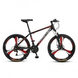 T-Day Vélo de montagnes T-Day VTT Vélo Mountainbike Vélos De Montagne 24 / 27 Vitesses pour Les Garçons Filles Hommes Et WOME 26 Pouces Roues Vélo De Frein à Disque avec Cadre en Acier Au Carbone(Size:27 Speed, Color:Rouge)