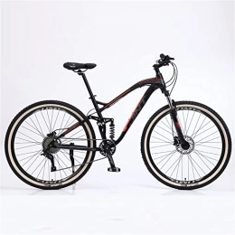 TAURU Vélo de montagnes TAURU VTT 27, 5" en alliage d'aluminium, VTT adulte - Double frein à disque, absorption des chocs (12 vitesses, rouge)