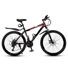 mengzhifei Vélo de montagnes VTT 27, 5 / 29" Adulte Homme et Femme Offroad Shift Double Shock Absorber Vélo étudiant 27, 5" Noir