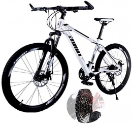 BUK Vélo de montagnes VTT Homme, Trekking Bicycle Cross Trekking Bikes 26In 21 / 24 / 27 Speed ​​Disc Brake Bicycle Fully MTB Bicycle-24 Vitesses