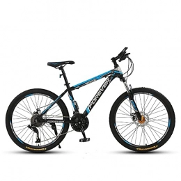 ACLFF Vélo de montagnes VTT MTB 26'' Vélo de Montagne 24 Vitesses, Frein à Disque Avant et Arrière, Suspension Complète, Cadre en Acier à Haute Teneur en Carbone épaissi, pour Garçon Fille Femme et Homme