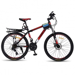 WYLZLIY-Home Vélo de montagnes Vélo De Montagne VTT Vélo de Montagne 26" Mountain Bicycles 21 / 24 / 27 Vitesse Femmes / Hommes VTT Vélo Carbone Léger Cadre En Acier À Double Suspension De Frein À Disque Tout-Terrain Bike Vélo De Monta