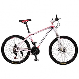 WYLZLIY-Home vélo Vélo De Montagne VTT Vélo de Montagne 26" Mountain Bicycles 21 / 27 / 30 Femmes Délais / VTT Homme Vélo Léger En Alliage D'aluminium Cadre Suspension Avant À Double Disque De Frein Tout-Terrain Bike Vélo