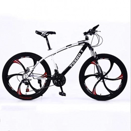 WYLZLIY-Home vélo Vélo De Montagne VTT Vélo de Montagne 26" Ravine Vélo VTT Montagne amortissant les chocs en acier au carbone Bicyclettes à double suspension Frein à disque avant 21 24 27 vitesses Tout-Terrain Bike Vé