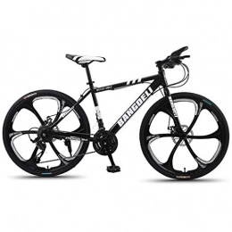 WYLZLIY-Home vélo Vélo De Montagne VTT Vélo de Montagne Montagne Vélos 26" Roue VTT Vélo 21 / 24 / 27 / 30 Vitesse Légère Armature En Acier Au Carbone À Double Suspension De Frein À Disque Tout-Terrain Bike Vélo De Montagne