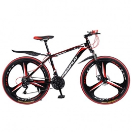 WYLZLIY-Home Vélo de montagnes Vélo De Montagne VTT Vélo de Montagne VTT, cadre en alliage d'aluminium Mountain Bicycles, double frein à disque et suspension avant, 26 pouces roue Tout-Terrain Bike Vélo De Montagne VTT