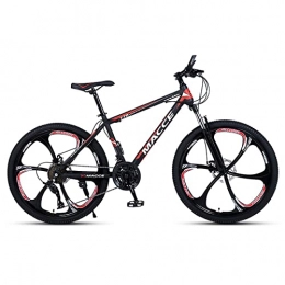 HHKAZ vélo VéLo De Montagne à Suspension ComplèTe 24 / 26 Pouces 24 / 27 Vitesses Frein à Disque Double Suspension ComplèTe Adulte Homme Femme VéLo De Piste