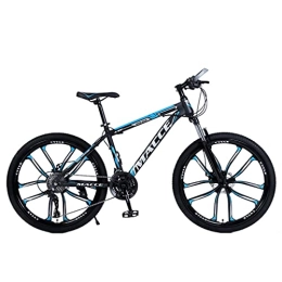 Mountain Bike Vélo de montagnes Vélo à vitesse variable absorbant les chocs en acier à haute teneur en carbone 170*100*80-100cm (24 / 26 pouces 21 / 24 / 27 vitesse noir rouge; noir vert; noir bleu; blanc bleu) vélo de fond