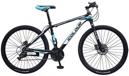 WJJH vélo WJJH Mountain Bike pour Land Rover Hommes 26 Pouces avec 24 Vitesse de vélos Pleine Suspension VTT, Blue 100cm*85cm*35cm