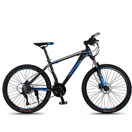 WND Vélo de montagnes WND vélo VTT en Alliage d'aluminium Adultes Hommes et Femmes à Vitesse Variable étudiant Hors Route, Noir Bleu, édition Standard