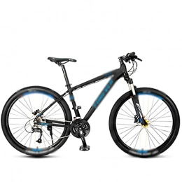 WPW Vélo de montagnes WPW Vélo De Montagne, 27, 5 Pouces Vélos pour Hommes Adultes VTT en Alliage D'aluminium Frein À Disque D'huile 27 / 30 Vitesses Vélo avec Suspension Complète (Color : 30-Speed Blue, Taille : 27.5inch)