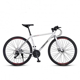 WYN vélo WYN Road Bike 27 Speed ​​Racing Bicycle, Silver, 700c (160-185cm)