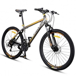 Xiaoyue Vélo de montagnes Xiaoyue 24x Mountain Bikes, 26 Pouces Adulte Haute teneur en Carbone Cadre en Acier Hardtail vélos Tout-Terrain VTT Hommes, Vélos Anti-Slip, Vert lalay (Color : Orange)