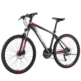 Xiaoyue Vélo de montagnes Xiaoyue 26 Pouces Adultes Mountain Bikes, 27 Vitesses Vélo de Montagne, Cadre en Aluminium Semi-Rigide Hommes VTT, Double Suspension Alpine Bicyclette, M lalay (Size : M)