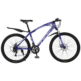 XUDAN vélo XUDAN Bike VéLo VTT, 26 Pouces, Freins à Double Disque 21 / 24 / 27 Vitesses, Pneus AntidéRapants éPais, Amortisseurs Complets, Vitesse Variable Sensible, RandonnéE pour Adultes Et Trajets Fond