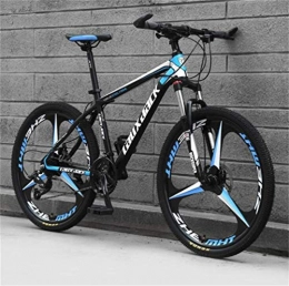 YOUSR Vélo de montagnes YOUSR Vélo De Montagne Variable De Vitesse Tout-Terrain, Vélo De Montagne D'amortissement D'équitation De 26 Pouces Black Blue 24 Speed