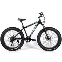 YOUSR Vélo de montagnes YOUSR Vélo de Montagne à Double Disque pour Hommes, vélo léger pour Hommes et Femmes Black Green 26 inch 30 Speed