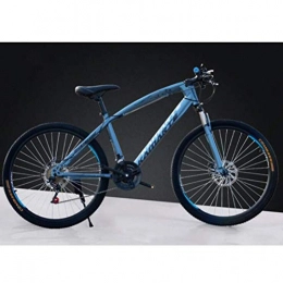 YOUSR Vélo de montagnes YOUSR Vélo De Route De Ville De Vitesse Variable Tout-Terrain Faisant du Vélo, Vélo De Montagne D'amortissement D'équitation De 26 Pouces Blue 27 Speed