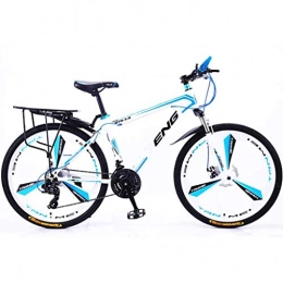 ZHEDYI vélo ZHEDYI VTT, Vélo De Montagne for Les Jeunes Et Les Adultes, Avant Cadre en Acier Au Carbone Et À Vélo Arrière Freins À Double Disque, 21 / 24 / 27 / 30 des Options De Déplacement, 24 / 26po Vélos Hommes