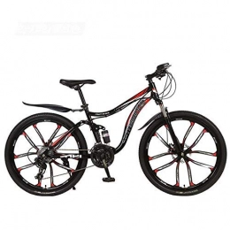 ZTBXQ Vélo de montagnes ZTBXQ Fitness Sports en Plein air VTT 26 Pouces vélo en Acier au Carbone VTT vélo Suspension complète Double Frein à Disque