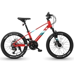 ZXQZ vélo ZXQZ Vélos de Montagne 20", Vélo de Montagne, Vélo 21 Vitesses, Cadre en Alliage de Magnésium Frein À Double Disque Mécanique (Color : Red)