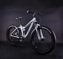 AISHFP vélo AISHFP Fat Tire Mountain Bike, Double Frein à Disque Plage Cruiser Vélo, Suspension Tout-Terrain Hors-Route Vélos Neige, 26inch * 4.0 Roues Larges, A, 30 Speed