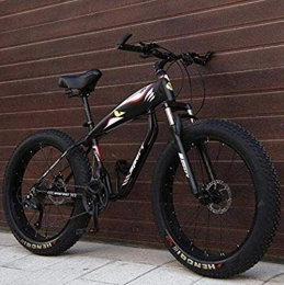 CSS Vélos de montagne Fat Tires CSS Vélo de montagne pour adultes, Fat Mbt Hardtail Bike Mbt, cadre en acier à haute teneur en carbone, frein à disque double, roues 26 pouces 6-24, 21 vitesses
