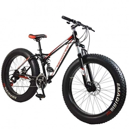 DSHUJC Vélos de montagne Fat Tires DSHUJC Vélo de Montagne Descente VTT / vélo Adulte, Cadre en Alliage d'aluminium 21 Vitesses 26 Pouces Gros Pneu vélo de Montagne, pour Adultes, étudiants