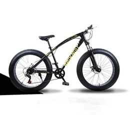 FREIHE Vélos de montagne Fat Tires FREIHE Vélos de Montagne, vélo de Montagne Semi-Rigide Fat Tire de 26 Pouces, Cadre à Double Suspension et Fourche à Suspension Tout Terrain, VTT, Adulte Homme et Femme, 24 Vitesses, Rayon Noir