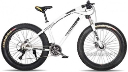 HongLianRiven Vélos de montagne Fat Tires HongLianRiven BMX Mountain Bikes, 24 Pouces Fat Tire Hardtail Suspension VTT, Double Cadre et Fourche Suspension Tout Terrain VTT, 21 / 24 / 27speed 6-17 (Color : C, Size : 27 Speed)