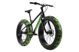 KS Cycling vélo KS Cycling VTT Fatbike 24'' SNW2458 Noir-Vert TC 38 cm