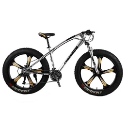 LILIS vélo LILIS Vélo VTT, VTT en Aluminium Vélo VTT Adulte Big Tire Plage Motoneige Vélos VTT for Les Hommes et Les Femmes 26En Roues Double Vitesse réglable Frein à Disque (Color : Gray, Size : 7 Speed)