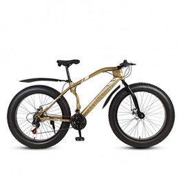 ZXCY vélo ZXCY Adulte 26 Pouces Neige Vélo Pneu Large Vélo Pliable VTT Fat Vélo Hors Route avec Plage Variable 21 Vitesse Et Suspension Shock pour Hommes Et Femmes Équitation en Extérieur, Métallique