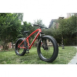 ZZTHJSM Vélos de montagne Fat Tires ZZTHJSM Vlo de Montagne Les Femmes Masculine, 4, 0 Elargi Gros Pneu vlo Pliable Cadre en Acier, Vitesse Variable Fat Tire Car Damping City Bike, N, 26 inch 21 Speed