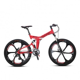 Extrbici vélo Extrbici Vélo Tout Terrein 26" RD100 VTT Pliant avec Suspenion Complète & 24 Vitesses Vélo de Montagne