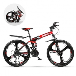 GWSPORT vélo GWSPORT Vélo de Montagne Se Pliant vélo de Vitesse de Pneu d'usure de Pneu d'absorption de Choc de Double d'absorption de Double de 26 Pouces pour l'adulte, 27speed