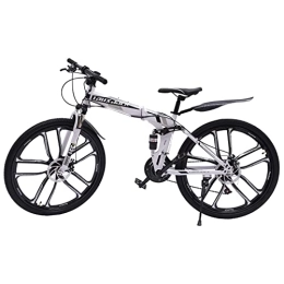 Kaibrite Vélos de montagne pliant Kaibrite VTT Vélo de montagne 26" 21 vitesses - Vélo pliant - Avec double absorption des chocs - Freins à disque - Capacité de charge : 130 kg