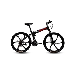 LEFEDA Vélos de montagne pliant LEFEDA Vélos pour Adultes vélo VTT Route Gros vélo vélos Vitesse 26 Pouces 21 Vitesses vélos Homme Cadre en Alliage d'aluminium