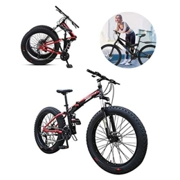 LUHUIYUAN vélo LUHUIYUAN VTT Pliant Vélos Double Disc Ville Vélo VTT VTT Transmission Damping Pleine Suspension Urbaine de Banlieue Cycl Neige Vélo Plage Vélo Double Disque de Roue 26 / 24 Pouces, A, 26