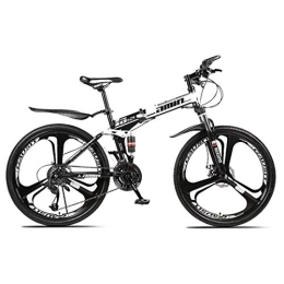 LHQ-HQ vélo QGL-HQ Sports de plein air pliant de vélo de montagne, 26 pouces, 27 vitesses, vitesse variable, Freins à double disque, absorption des chocs, Offroad vélos, Adulte Hommes équitation en extérieur, Jau