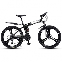 LHQ-HQ vélo QGL-HQ Sports de plein air pliant Montagne Vélo pliant vélo de ville, homme, femme, un enfant Taille unique 24 Gears vitesse, système de pliage, suspension double et double disque de frein Sports de p