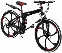 SYCY Vélos de montagne pliant SYCY 26in VTT 21 Vitesses Engrenages Doubles Freins à Disque vélo de Montagne Pliant vélo extérieur