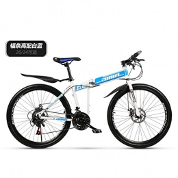 ZHCSYL vélo ZHCSYL VTT, Vélo De Montagne, Vélo Pliant Adulte, Vélo Confortable, Vélo Hybride Longueur / Vélo De Route 173cm Corps, Vélo De Montagne Vélo électrique Système De Transmission à 21 Vitesses, Cadre en