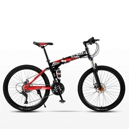 ZXCY Vélos de montagne pliant ZXCY 24 Pouces De Vélo De Montagne Vélo Vélo De Route Hommes Vélo À Vitesse Variable Vélo Pliant Portable Vélo Étudiant Idéal Forschool Et Travail, A