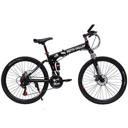 ZYD Vélos de montagne pliant ZYD 24 / 26in vélo de Montagne Pliant, Petit étudiant Adulte de vélo Portable idéal pour l'équitation Urbaine et Les déplacements