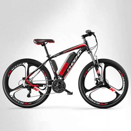 AISHFP Vélos de montagne électriques Adulte 26 Pouces de Montagne vélo électrique Hommes, 27 Vitesses Hors Route vélo électrique, vélos électriques 250W, 36V Batterie au Lithium, en Alliage de magnésium Roues intégré, A, 10AH