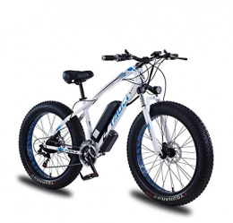 AISHFP vélo Adulte 26inch électrique Fat Tire VTT, 48V Batterie au Lithium à Neige électrique vélo, avec écran LCD / Antivol Verrouillage / Outils / Fender, A